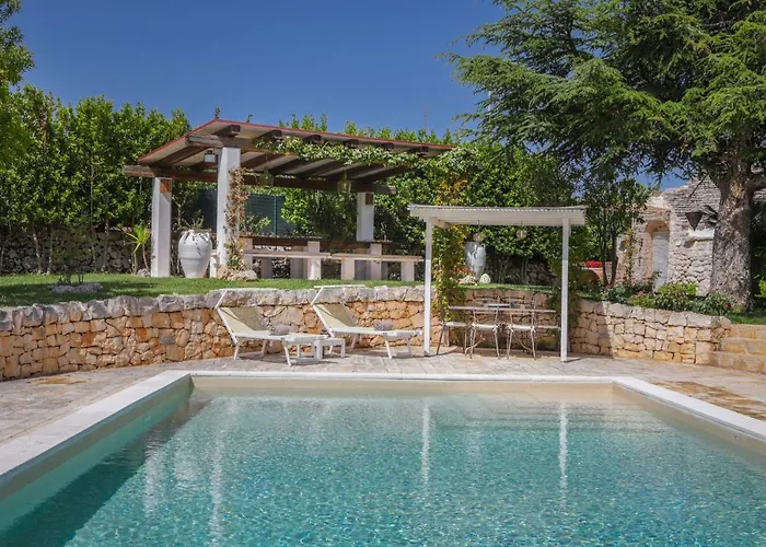 Villa Td Dimora Di Genna Trulletto With Lush Garden Pool Castellana Grotte